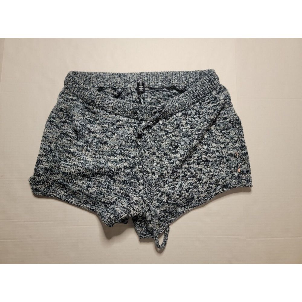 The Upside Short Shorts  Knit Pajama  Size 10‎ Blue Green Gray Speckled